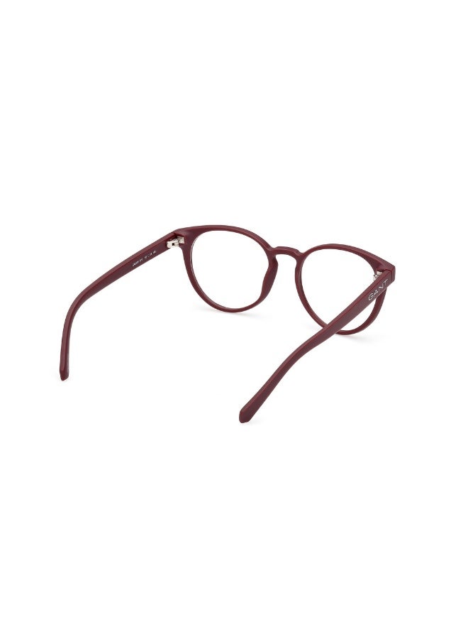 GANT Ga3265 Round Injected Frames For Unisex Size 53, Matte Bordeaux - Image 5