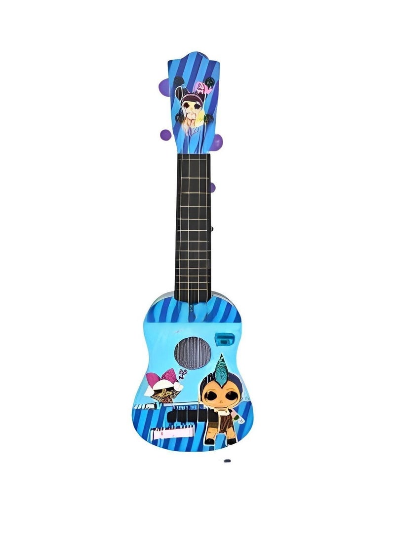 Kids Toy Guitar - 4-String Adjustable Mini Musical Guitar Toy for Kids, Child-Safe Non-Toxic Materials, Perfect Children's Toy Guitar for Learning Rhythm, Tempo, and Strumming - Small Toy Guitar for Creativity and Coordination 