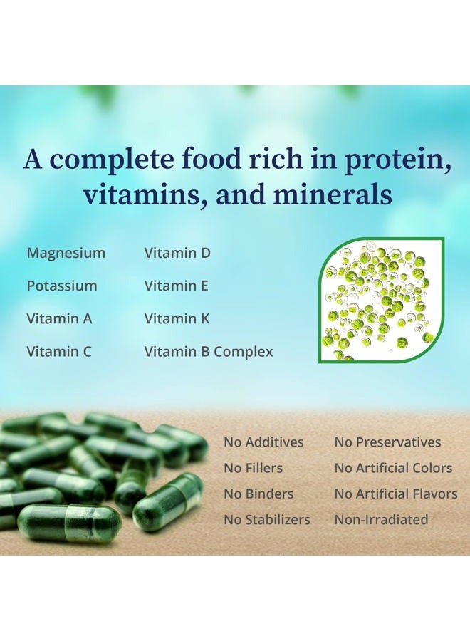 BioPure Chlorella Growth Factor Capsules – Nutrient-Dense, Nutraceutical Superfood Packed with Proteins, Vitamins, Minerals & Amino Acids That Supports Metabolism, Detox & Immunity – 100 Capsules - Image 3