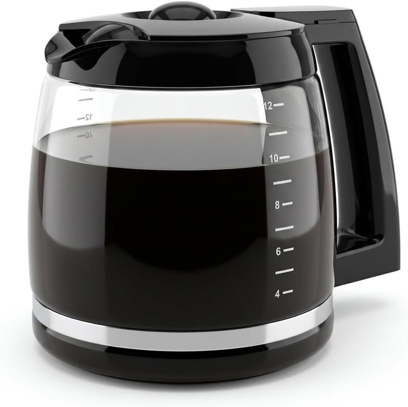 Srempat 12-Cup Coffee Carafe Replacement for Cuisinart Coffeemaker, Pt. DCC-1200PRC | Premium Borosilicate Glass Coffee Pot Fits DCC-1200, DCC-1100BK, SS-12, CHW-12, DGB-550BK Series - Image 4