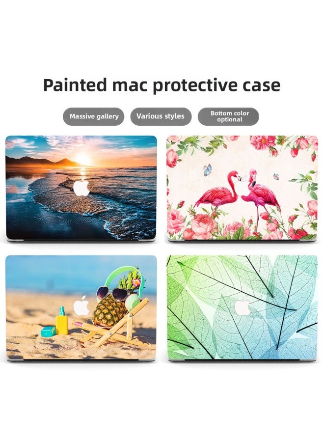 Generic - For Macbook Air13 Protective Case Case Apple Laptop Protective Case 14 Inch Case-Color:RS-565-Applicable Model:13.6Air（A2681/A3113/A3240） - Image 1