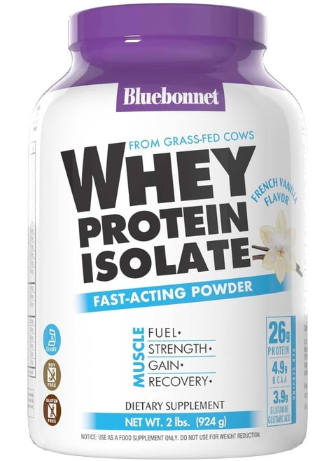 Whey Protein Isolate Vanilla Powder, 2 Lb