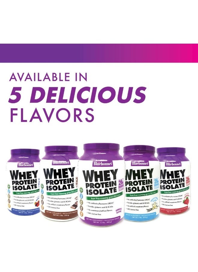 Whey Protein Isolate Vanilla Powder, 2 Lb