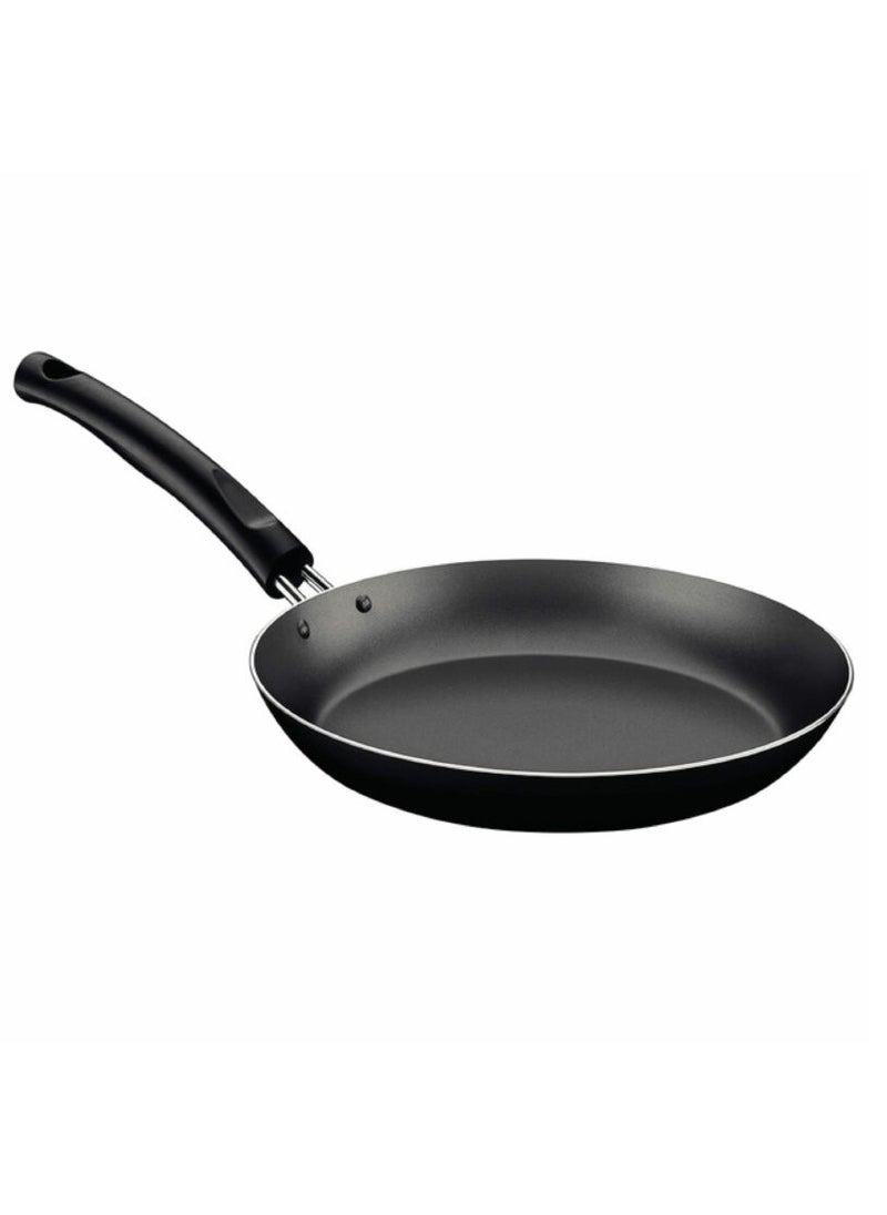 TRAMONTINA Since 1911,Made in Brazil- Chelsea 20cm 0.8L Black Aluminum Frying Pan with Interior and Exterior Starflon Max PFOA Free Nonstick Coating  - Image 1