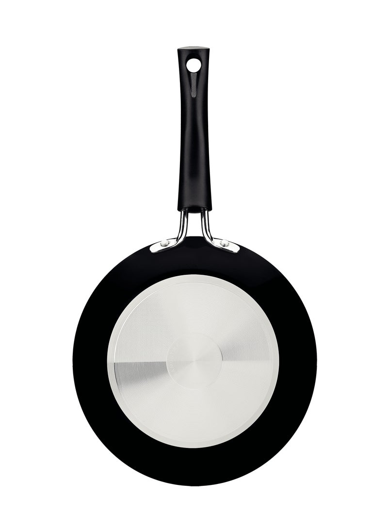 TRAMONTINA Since 1911,Made in Brazil- Chelsea 20cm 0.8L Black Aluminum Frying Pan with Interior and Exterior Starflon Max PFOA Free Nonstick Coating  - Image 3