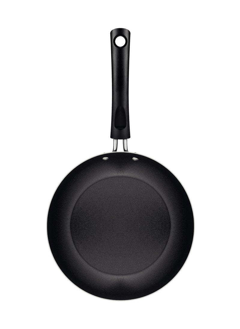 TRAMONTINA Since 1911,Made in Brazil- Chelsea 20cm 0.8L Black Aluminum Frying Pan with Interior and Exterior Starflon Max PFOA Free Nonstick Coating  - Image 2