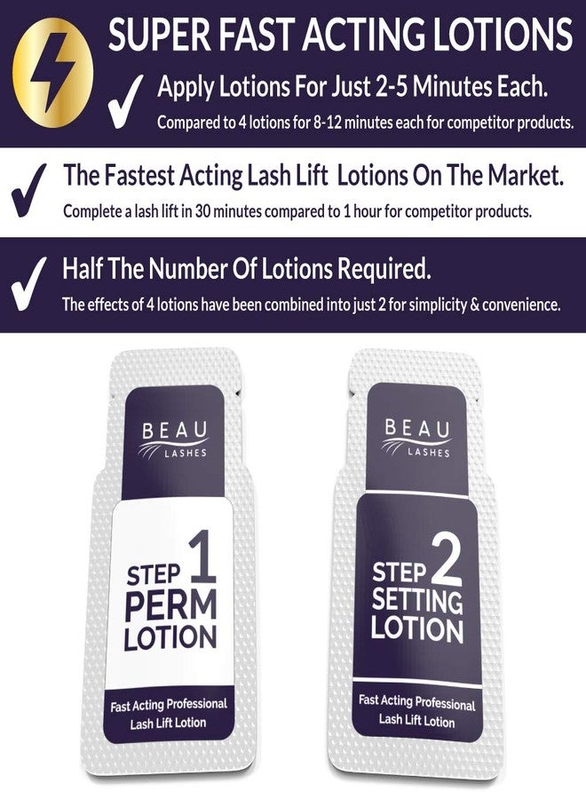 beau lashes Lash Lift Kit For Professionals - For Perming, Curling and Lifting Eyelashes | Semi Permanent Salon Grade Supplies For Beauty Treatments | Includes Eye Shields, Pads and Accessories - Image 3