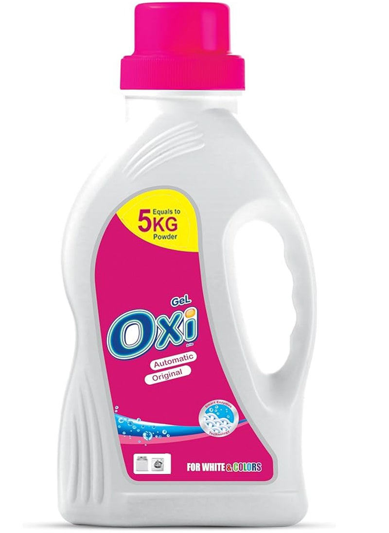 Oxi Oxi Gel Automatic Fine Original For White & Colors Equals 5 KG Powder (May Vary Package) 