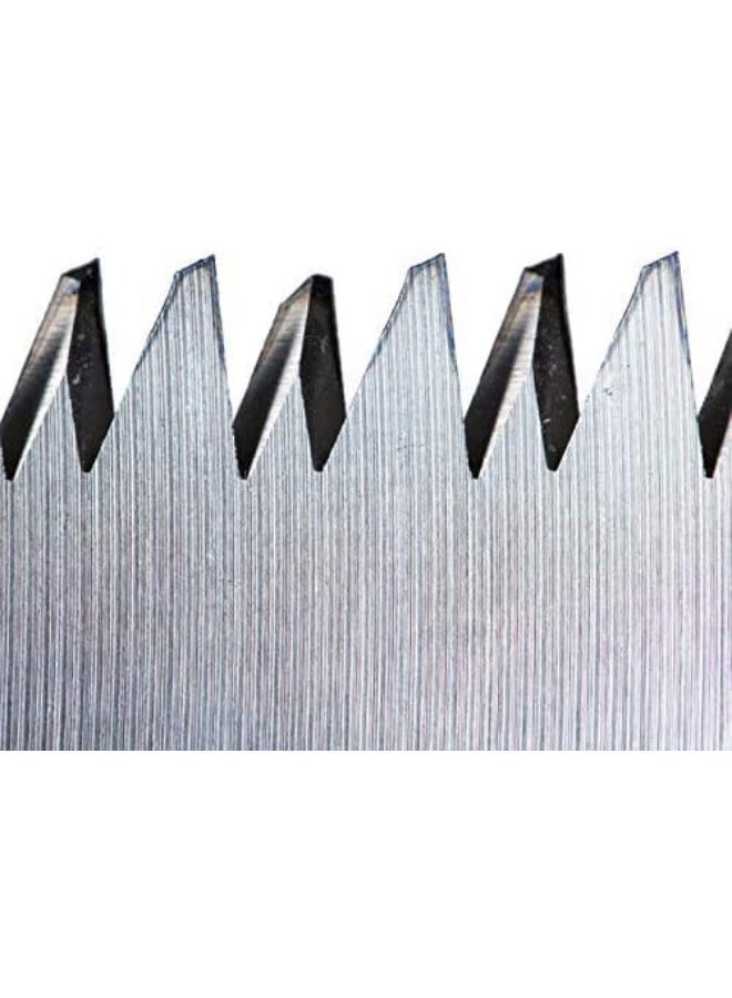 Emerald 19" Curved Pruning Saw with Scabbard Triple Teeth, Push Button, Soft Grip Folding Saw for Wood Gardening Camping Bushcraft - Image 2