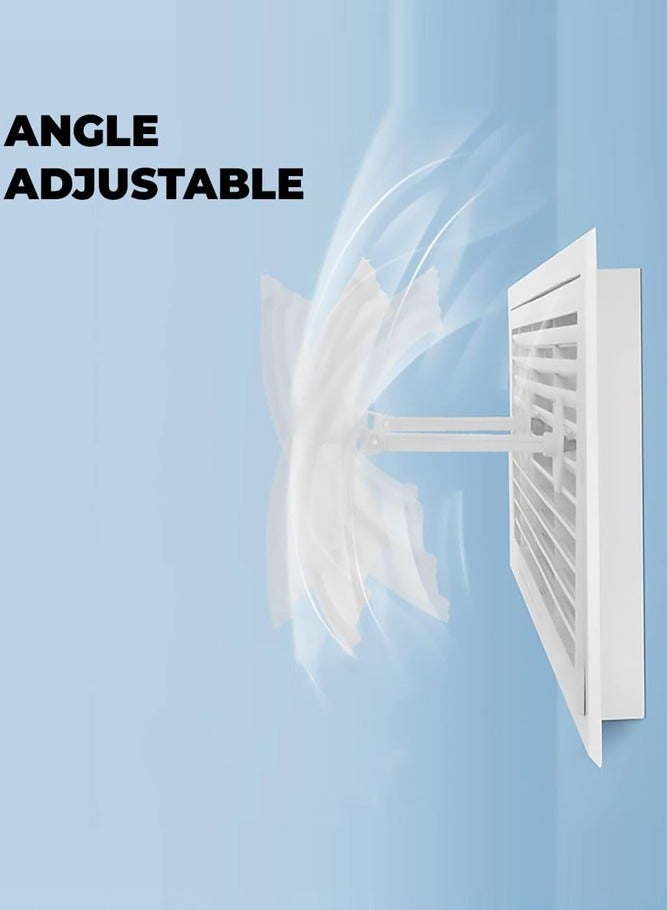 BELLSBERRY درع الرياح لمكيف الهواء المنفصل – دليل تدفق الهواء القابل للتعديل المركزي، درع مكيف هواء تلسكوبي (90x27 سم) - Image 5