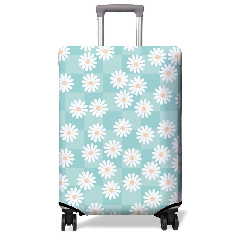 PtRug Travel Luggage Cover Suitcase Protector Fits 1832 Inch Wheel Covers PatternedTravel Related Items Flower Luggage Protector Elastic XL - Image 2