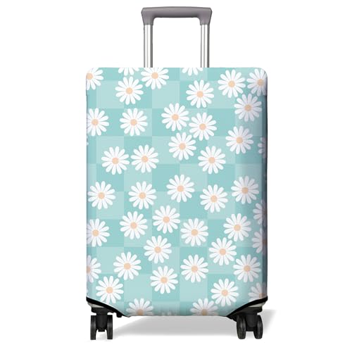 PtRug Travel Luggage Cover Suitcase Protector Fits 1832 Inch Wheel Covers PatternedTravel Related Items Flower Luggage Protector Elastic XL - Image 1