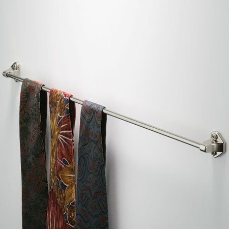FMK Tie rail 375mm length polished nickel finish