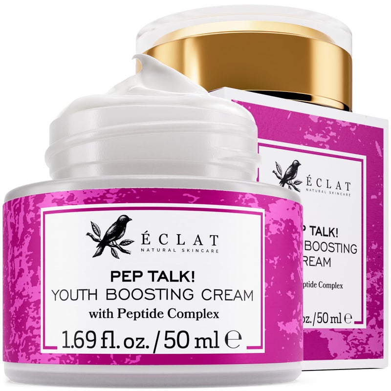 Eclat Skincare Anti Aging Face Cream - Face Moisturizer with Collagen Peptides, Hyaluronic Acid, & Vitamins C+E - Improves Fine Lines and Wrinkles - Day Cream for Women Anti Aging 50 ml - Image 1