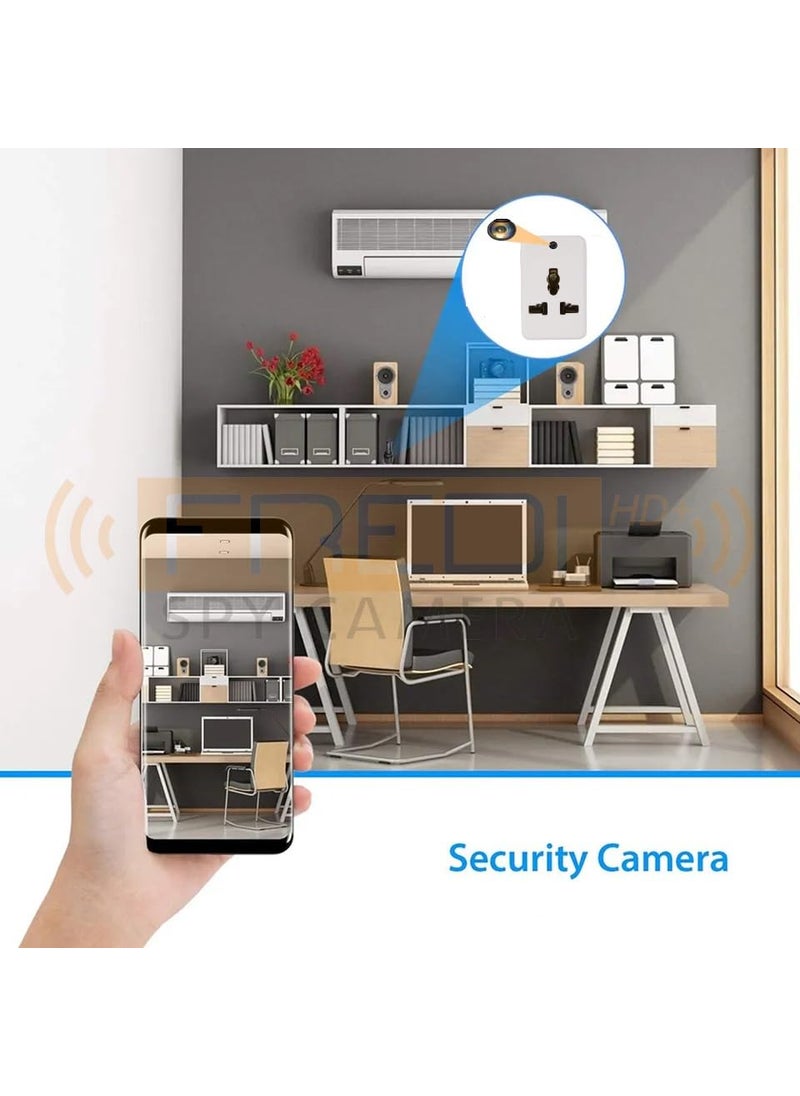 FREDI HD PLUS FREDI HD PLUS WiFi Mini Multi Plug Hidden Camera with 32GB MicroSD Card Inbuilt Indoor Security Camera  - Image 5