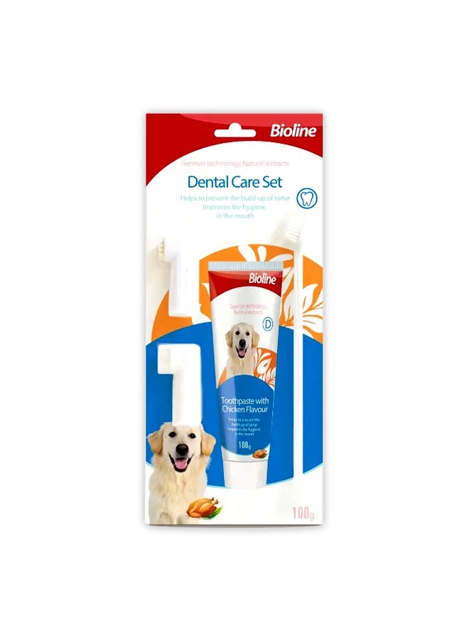 Bioline Dental Hygiene Set Chicken - 100GM - Image 1