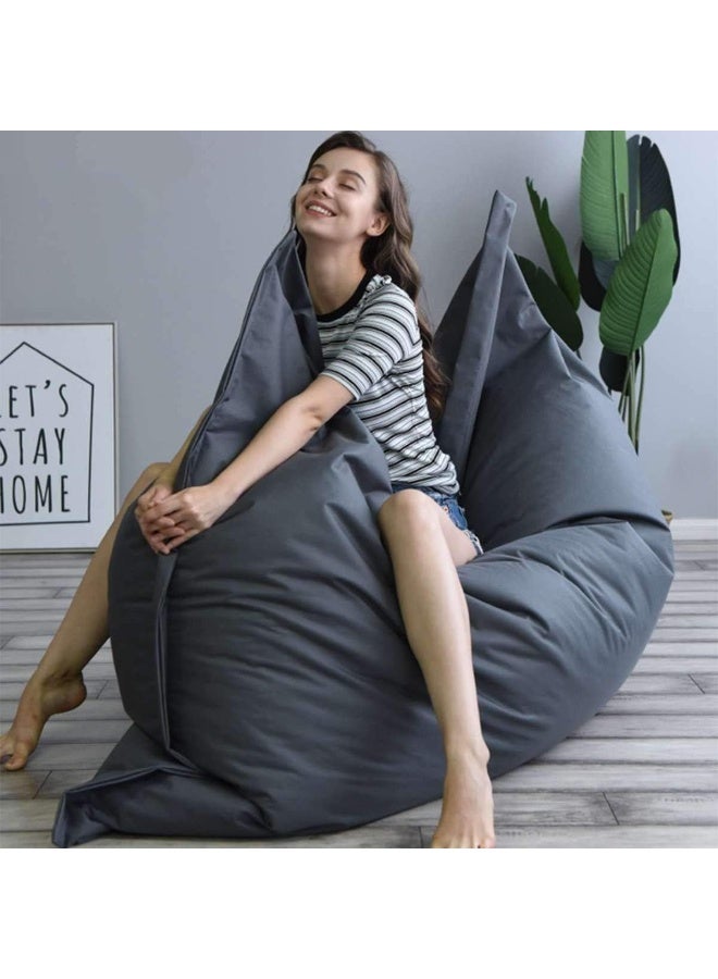Bixolon ZHCWT Square Sofa Cover Chairs without Filler Waterproof Lounger Seat Bean Bag Puff Couch Tatami Living Room Furniture - Image 4
