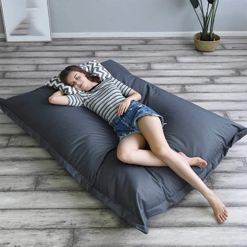 Bixolon ZHCWT Square Sofa Cover Chairs without Filler Waterproof Lounger Seat Bean Bag Puff Couch Tatami Living Room Furniture - Image 2