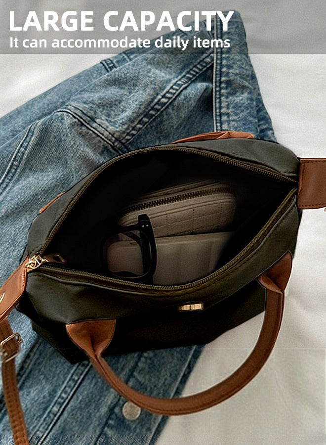 حقيبة سفر كبيرة السعة | حقيبة سفر خفيفة الوزن تناسب جميع الأذواق | حقيبة كتف أنيقة | حقيبة كتف متعددة الوظائف | لون أسود فاخر مع أجهزة | أسود - Image 3