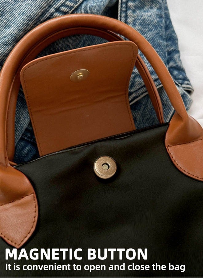 حقيبة سفر كبيرة السعة | حقيبة سفر خفيفة الوزن تناسب جميع الأذواق | حقيبة كتف أنيقة | حقيبة كتف متعددة الوظائف | لون أسود فاخر مع أجهزة | أسود - Image 4