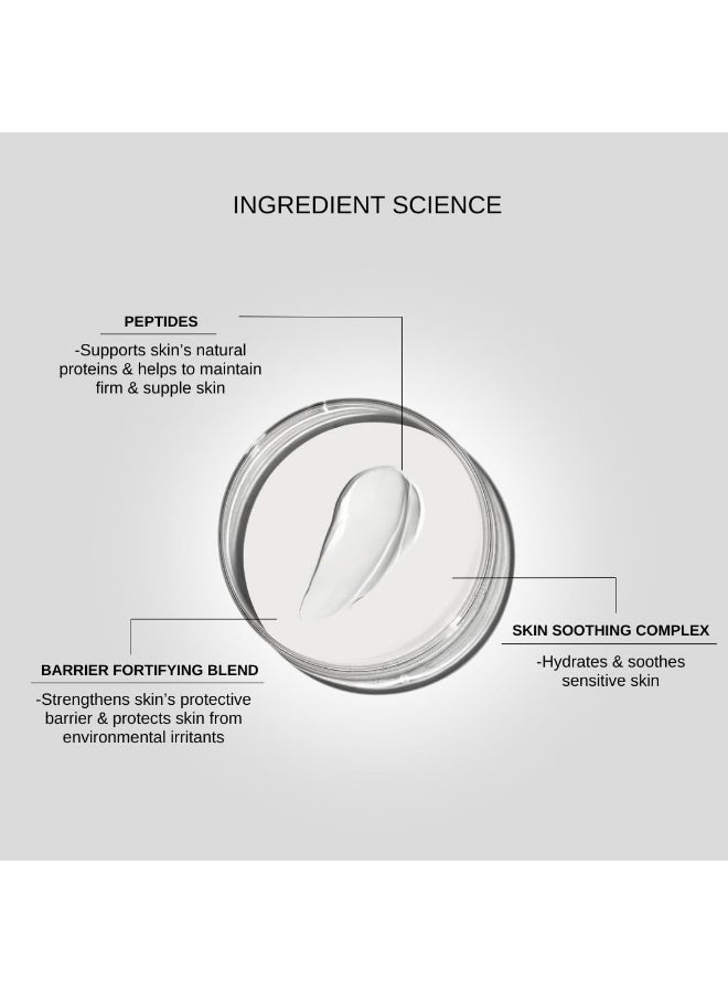 The Formularx Peptide Ceramide Moisturizer - Barrier Plus Nourishing Barrier Repair Moisturizer For Normal, Dry, Compromised, Sensitive skin 50 g - Image 3