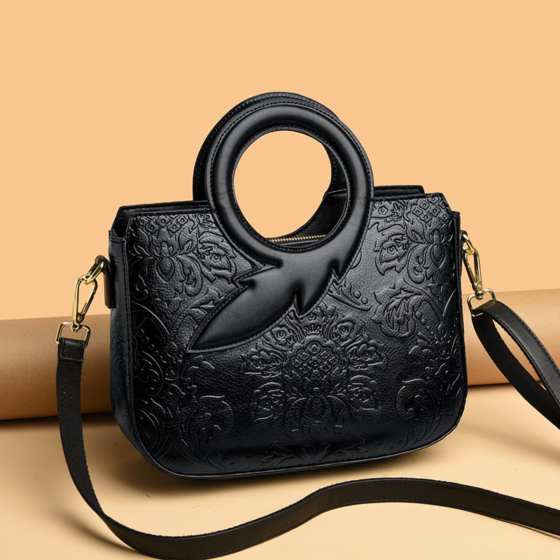 Artistic Chinese Style Women'S Handbag Internet Celebrity Same Style Ins Women'S Single Room Bag Large Capacity Crossbody Mother Bag Portable - Image 3