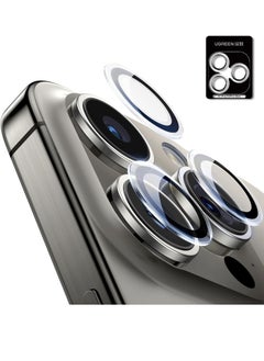 iPhone 15 Pro/15 Pro Max Camera Lens Protector【HD Clear Anti-Glare】【Case Friendly】Ultra-thin 9H Tempered Glass, Scratch-Resistant, Individual Lens Protector for iPhone 15 Pro/15 Pro Max-1Pack