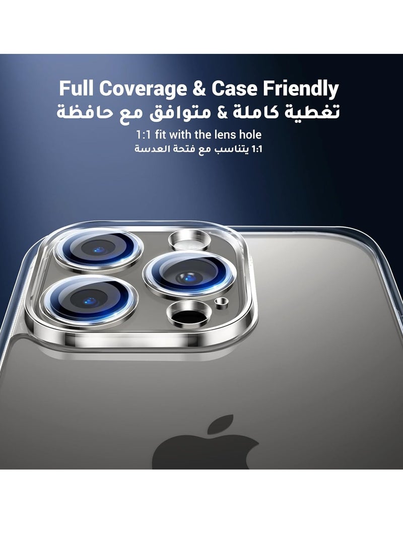 ELTRAZONE - iPhone 15 Pro/15 Pro Max Camera Lens Protector【HD Clear Anti-Glare】【Case Friendly】Ultra-thin 9H Tempered Glass, Scratch-Resistant, Individual Lens Protector for iPhone 15 Pro/15 Pro Max-1Pack - Image 1