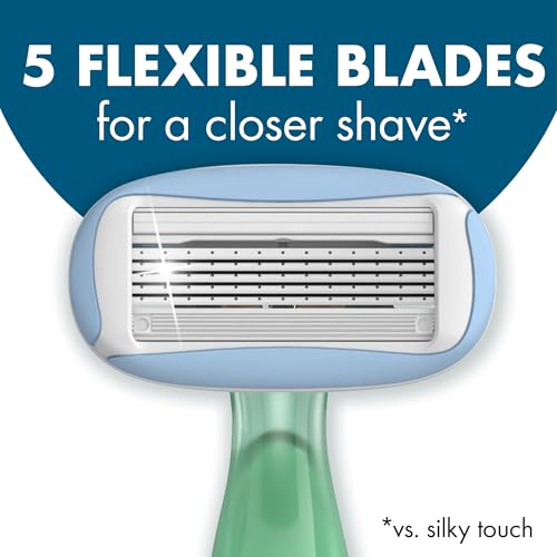 BIC Soleil 5 Escape Scented Women's Disposable Razors, 5 Blades, Comfortable Shave, Jasmine & Eucalyptus Scented Handle Shaving Razors for Women, 2 Count - Image 3