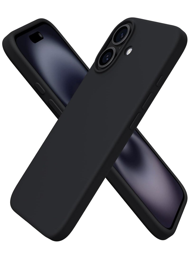 جومو ستور غطاء سيليكون سائل لهاتف iPhone 16 Plus بحجم 6.7 إنش – ناعم الملمس، مقاوم للصدمات والخدوش، غلاف حماية كامل مع بطانة داخلية من الألياف الدقيقة – تصميم أنيق وخفيف الوزن - Image 1