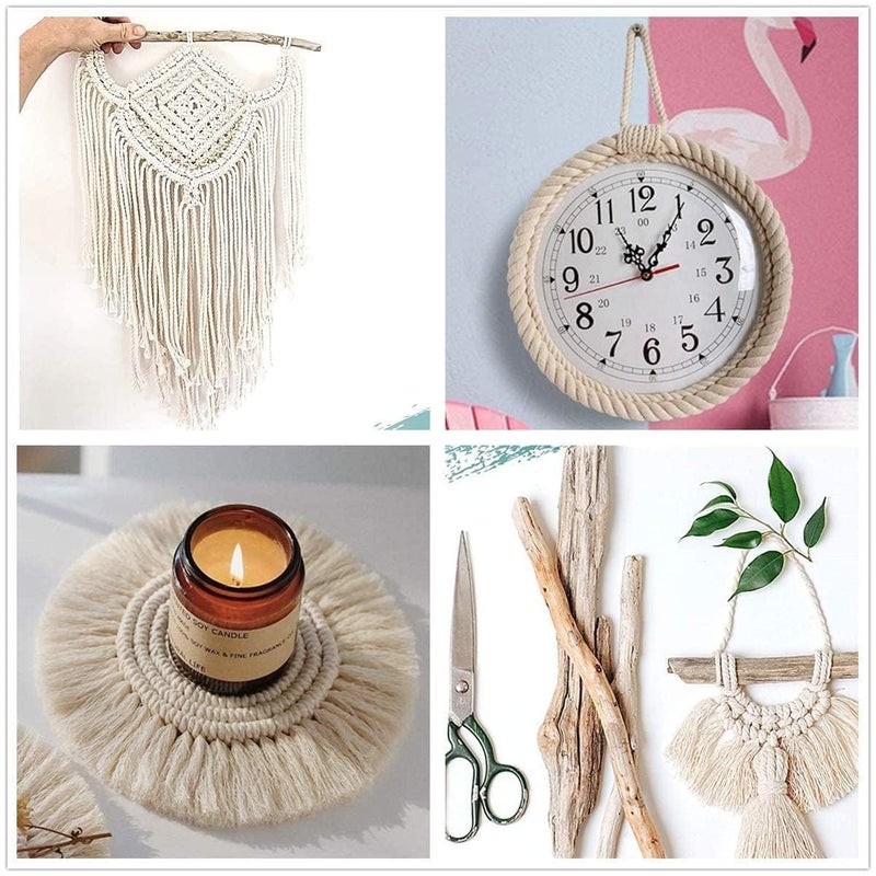 VNQ Cotton Rope 1 Inches Thick for Multi Uses Moti Rassi Compatible Macrame Thread Cord 10 feet - Image 4