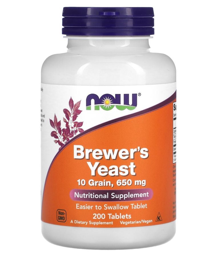 now Brewer's Yeast 200 Tablets (0.65 g per Tablet)