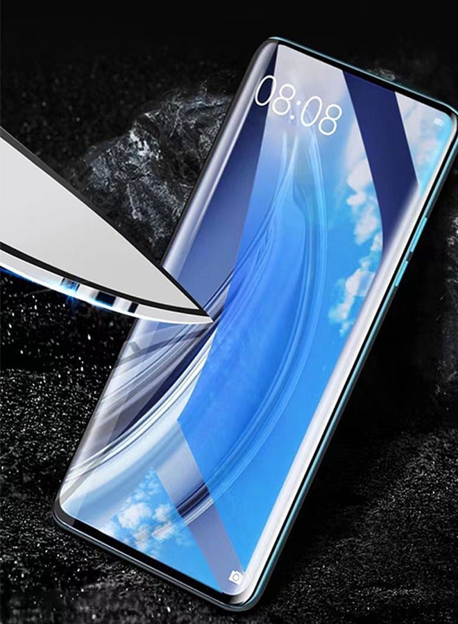 2 Pieces Full Cover Glass Screen Protector For Infinix Note 40X 5G Black/Clear and Screen Protector Accessories - Image 3