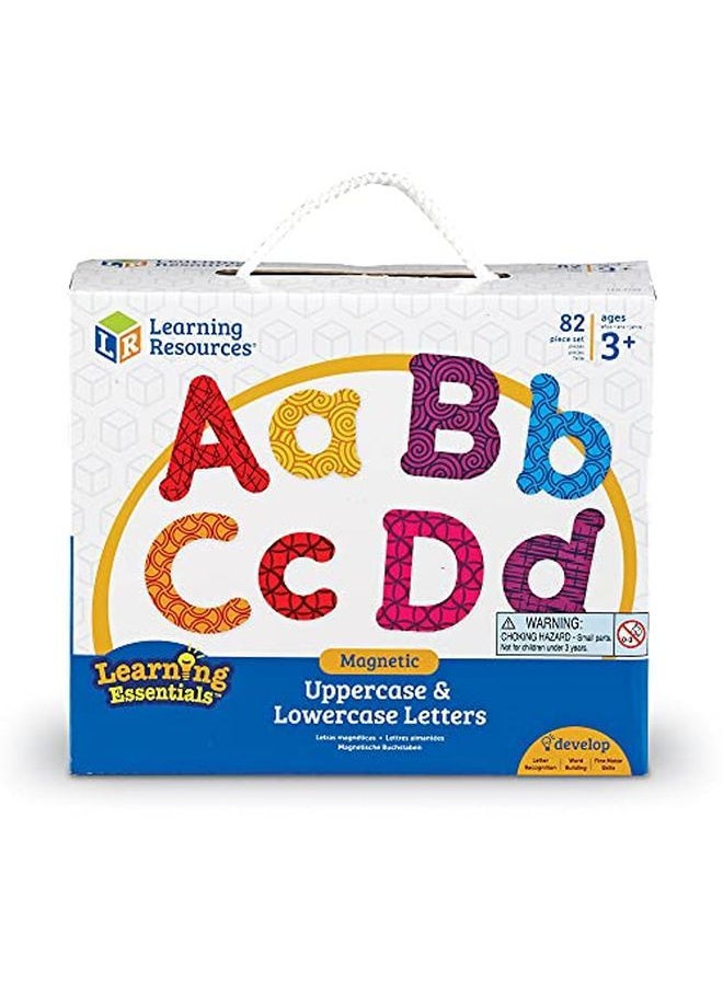 Learning Resources Colorful Magnetic Uppercase And Lowercase Letters Whiteboard Accessories 82 Piece Set Ages 3+  - Image 1