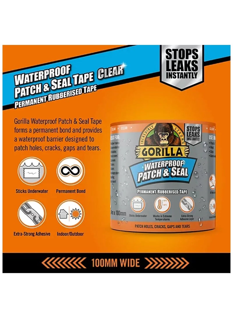 Gorilla شريط لاصق شفاف مقاوم للماء من غوريلا (L)2.4م (W)100مم - Image 2