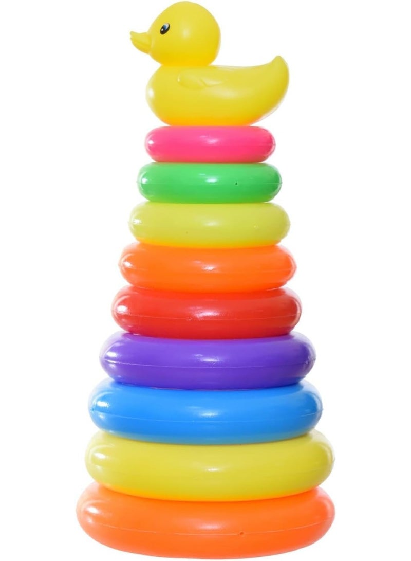 Junior Colourful Ring Toss With Pillar Playset Multicolour - Image 1