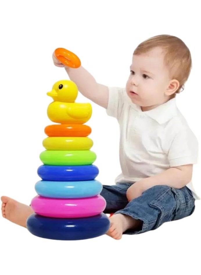 Junior Colourful Ring Toss With Pillar Playset Multicolour - Image 4