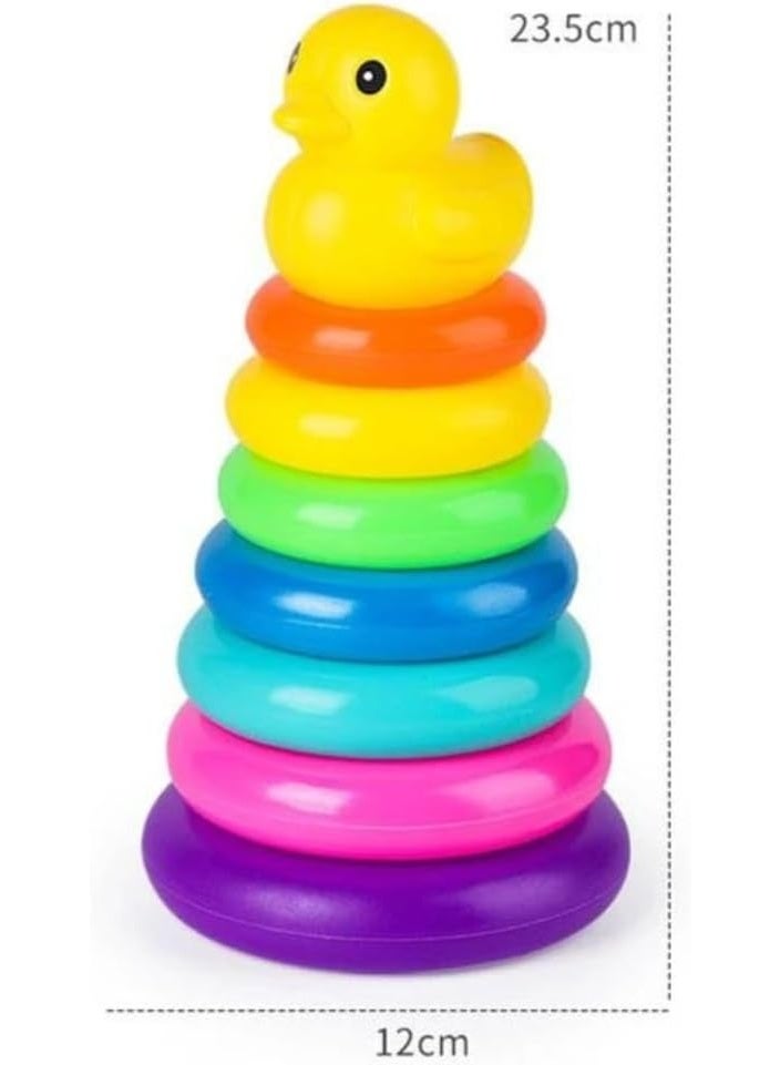 Junior Colourful Ring Toss With Pillar Playset Multicolour - Image 2