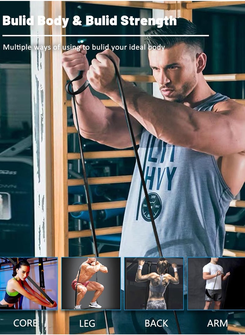 Cuken 230-280 Lbs Resistance Band Pull up Assist Band Heavy Duty Powerlifting Exercise Stretch Bands for Powerlifting, Muscle Toning, Yoga, Stretch Mobility (Green)  - Image 3