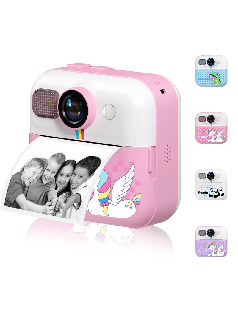 MOCOM CP02 Kids Instant Print Camera with 2.4" Screen, 1500mAh Battery, Expandable Storage up to 32GB, Thermal Printing, Digital Camera for Kids Ages 3-14, Birthday Gifts for Girls and Boys, HD Photography & Video Recorder, Toddler Camera Toy  - Image 2