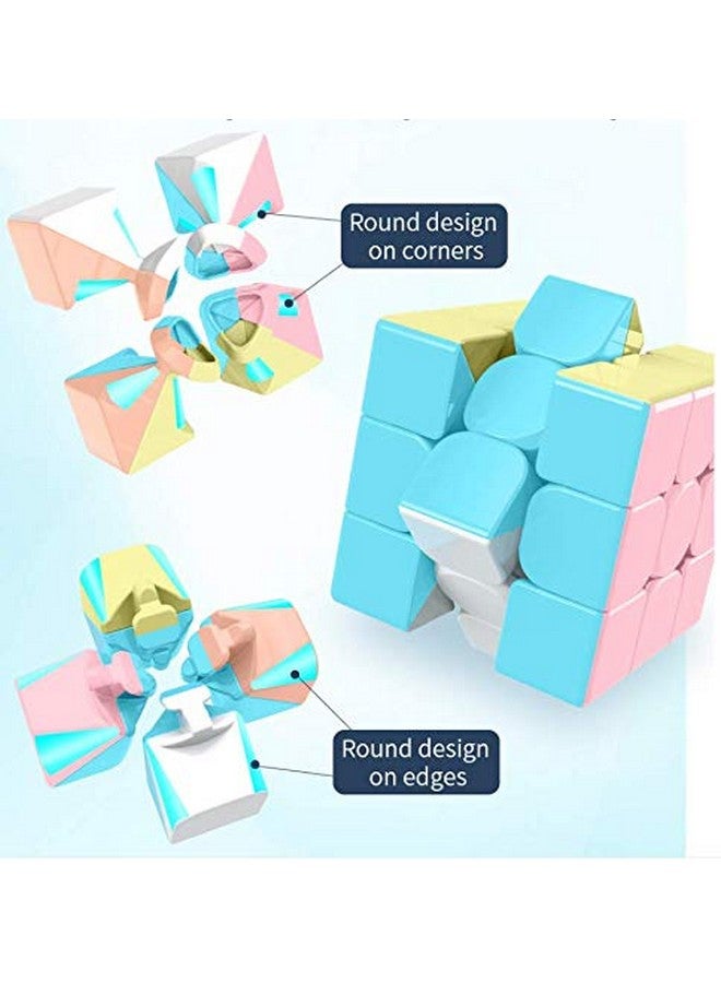 كوبر سبيد مكعب السرعة مويو موفانغ جياوشي ماكارون ميلونغ 3x3 بدون ملصقات، مكعب سحري ميلونغ MFJS 3x3x3، مكعب سرعة ميلونغ 3x3 ماكارون - Image 3