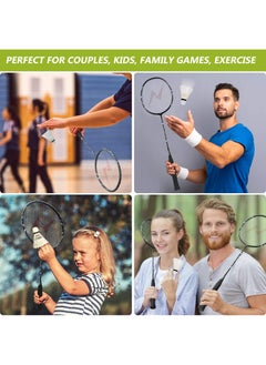 Arabest Badminton Racket Set - 2 Pack Ultra-Light Alloy Badminton Set, Including 2 Rackets, 5 Badminton Shuttlecocks and Premium Badminton Bag for Beginners and Professional Sports  - Image 5