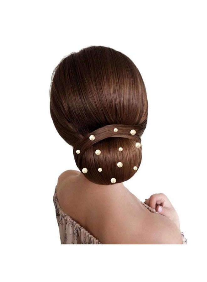 توهج الشعر ملصقات شعر لؤلؤية مستديرة: مجموعة من 18 (6 مم) و16 (8 مم) لؤلؤة، سهلة اللصق، لا تحتاج إلى دبابيس، عبوة من 34 قطعة_2860_فضي - Image 2