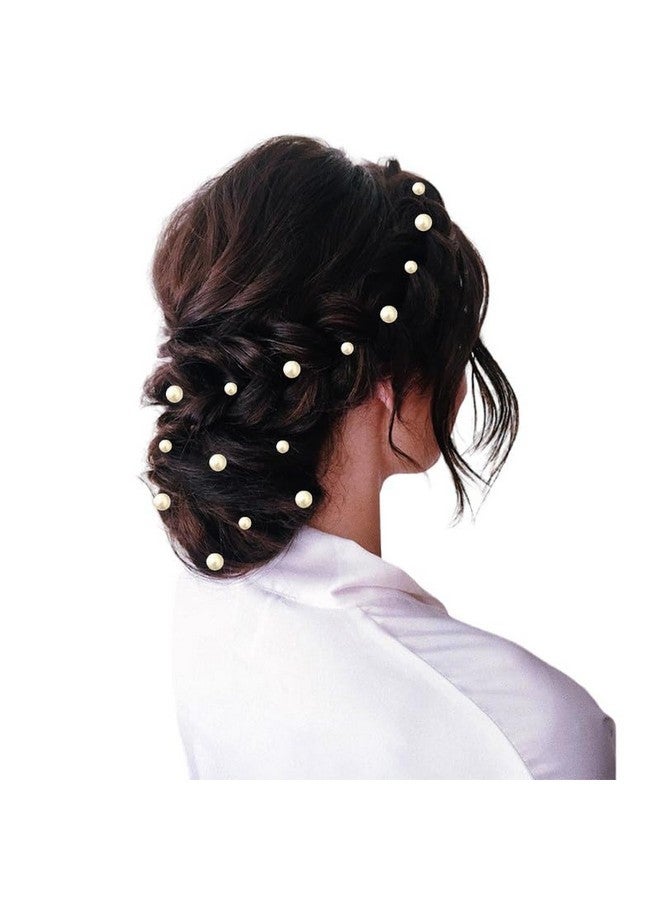 توهج الشعر ملصقات شعر لؤلؤية مستديرة: مجموعة من 18 (6 مم) و16 (8 مم) لؤلؤة، سهلة اللصق، لا تحتاج إلى دبابيس، عبوة من 34 قطعة_2860_فضي - Image 4