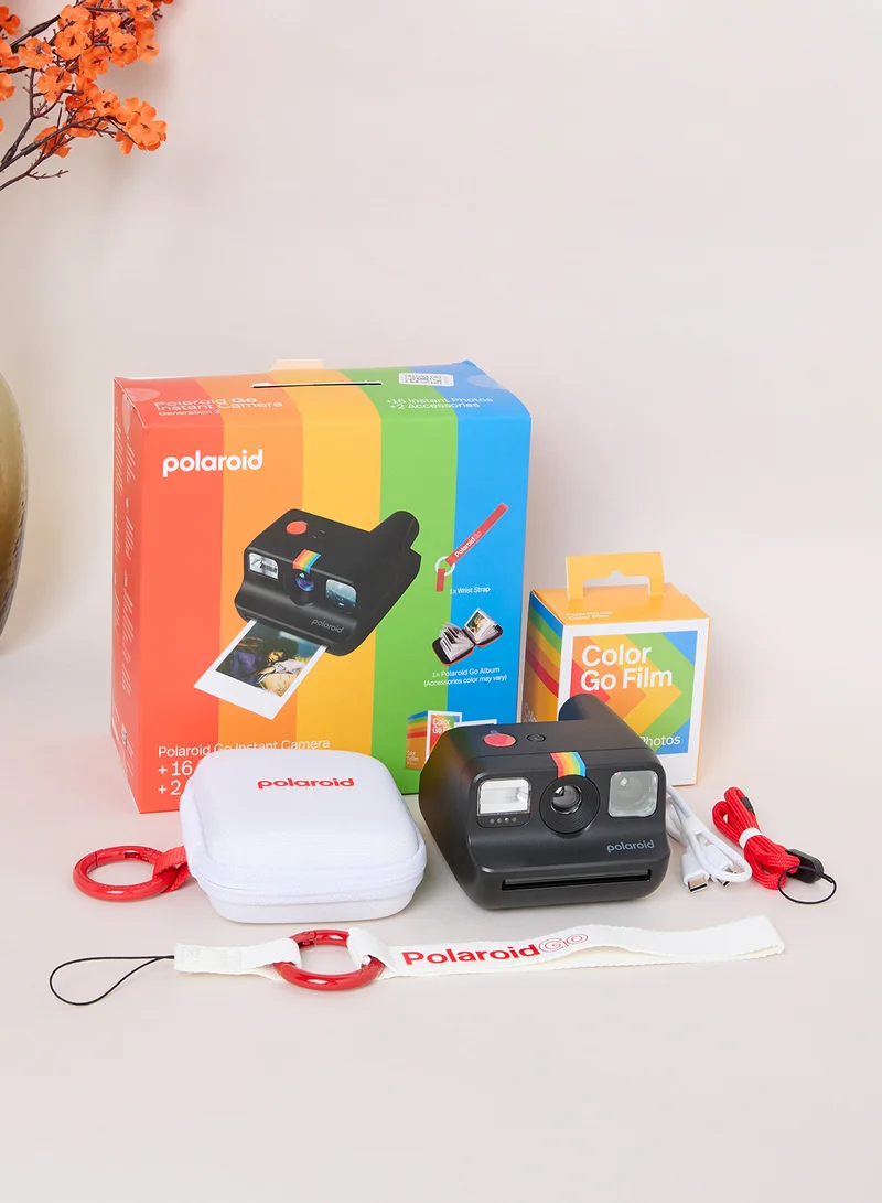 Polaroid Polaroid Go Black Eb - Holiday Special With 2 Accessories And Film