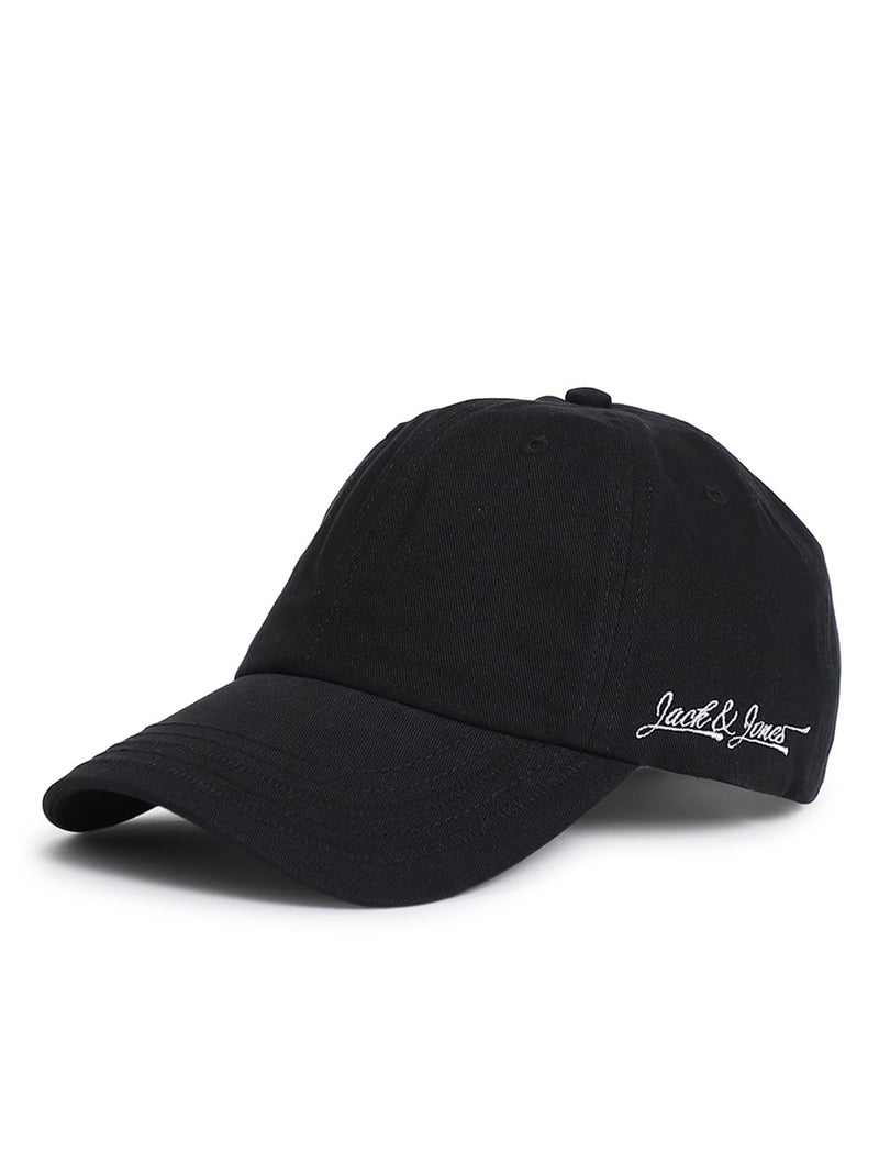 JACK & JONES Men's 100% Cotton JACPARADOX CORE Baseball Cap Jet Black ONE - Image 2