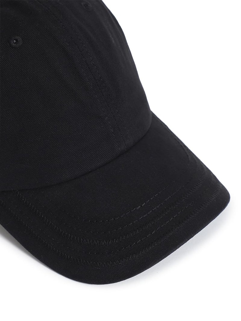 JACK & JONES Men's 100% Cotton JACPARADOX CORE Baseball Cap Jet Black ONE - Image 4