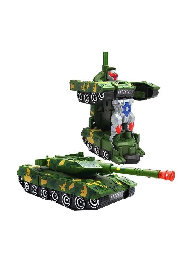 NIBEMINENT Transformer Robot Toy With Light And Music - Image 1