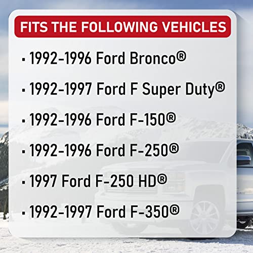 AA Ignition Replacement Driver Door Lock Latch with Cable & Rod Kit - Compatible with Ford Vehicles - Bronco, F Super Duty, F-150, F-250, F-350 - Replaces F4TZ-15219A65-A, F4TZ15219A65A - 1992-1997 - Image 5