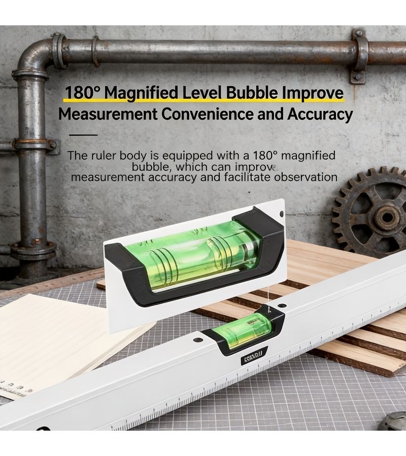 Professional Strong Magnetic Level 600mm Precision Measurement for Long Distance Wall Ceiling Construction - Image 5